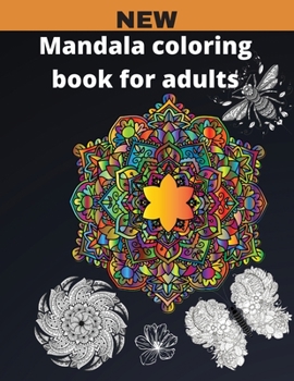 Paperback Mandala Coloring Book for Adults Book