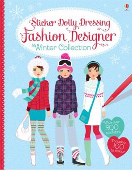 Paperback Sticker Dolly Dressing Fashion Designer Winter Collection Book