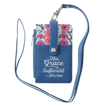 Misc. Supplies Id Card Holder His Grace Is Sufficient 2 Corinthians 12:9 Book