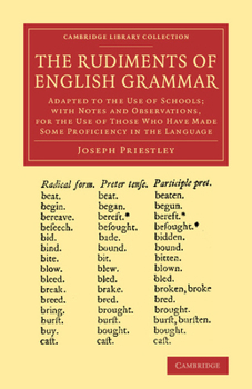 Paperback The Rudiments of English Grammar Book