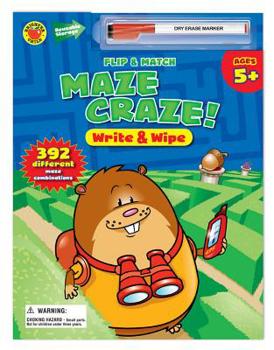 Hardcover Maze Craze, Grades K - 2 (Flip and Match) Book