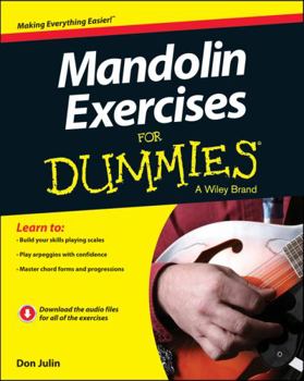 Paperback Mandolin Exercises for Dummies Book