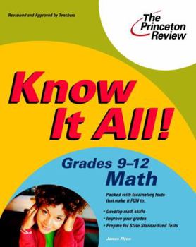 Paperback Know It All! Grades 9-12 Math (K-12 Study Aids) Book