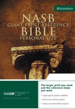 Leather Bound Giant Print Reference Bible-NASB [Large Print] Book