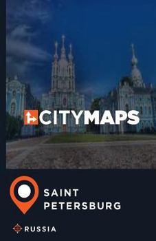 Paperback City Maps Saint Petersburg Russia Book