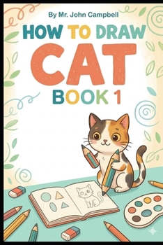 Paperback How To Draw Cat: Book 1 Book