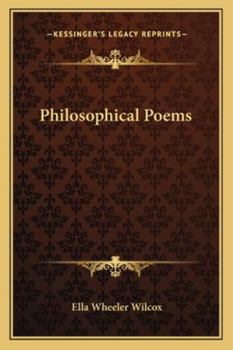 Paperback Philosophical Poems Book