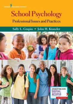Paperback School Psychology: Professional Issues and Practices Book