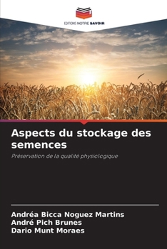 Paperback Aspects du stockage des semences [French] Book