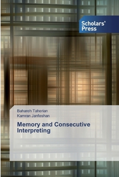 Paperback Memory and Consecutive Interpreting Book