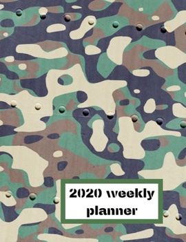 Paperback 2020 One Year Planner: 8.5x11 120 Pages Matte Cover Planner for Military Moms, Dads, Spouses, and Veterans. Book