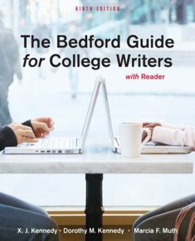 Paperback The Bedford Guide for College Writers with Reader Book