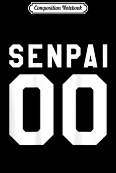 Composition Notebook: Senpai Jersey Manga Anime Japan Journal/Notebook Blank Lined Ruled 6x9 100 Pages
