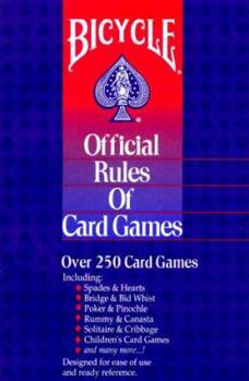 Paperback Bicycle Official Rules of Card Games: Over 250 Card Games Book