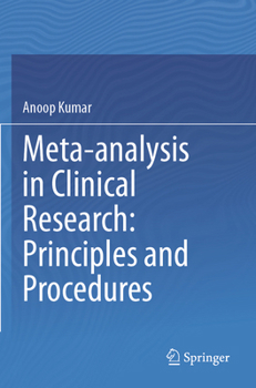 Paperback Meta-Analysis in Clinical Research: Principles and Procedures Book