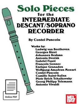 Paperback Solo Pieces for the Interm. Descant/Soprano Recorder Book