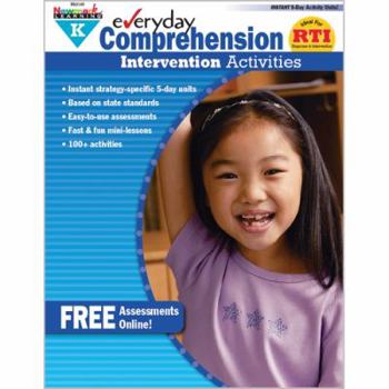 Paperback Everyday Comprehension Intervention Activities Grade K Book Teacher Resource Book