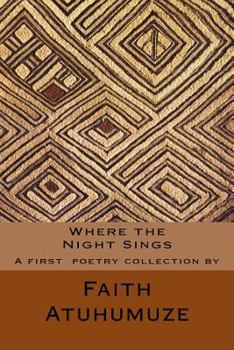 Paperback Where the Night Sings: A first poetry collection by Book