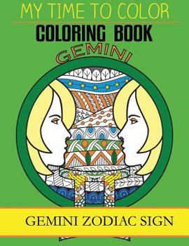 Paperback Gemini Zodiac Sign - Adult Coloring Book