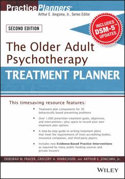 Paperback The Older Adult Psychotherapy Treatment Planner, with DSM-5 Updates, 2nd Edition Book