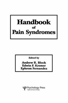 Paperback Handbook of Pain Syndromes: Biopsychosocial Perspectives Book