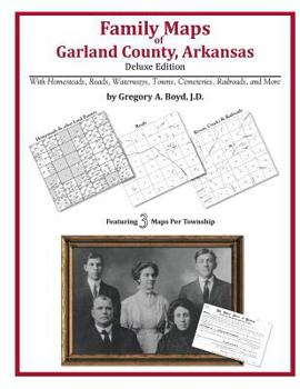 Paperback Family Maps of Garland County, Arkansas Book