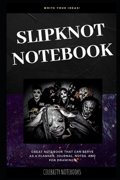 Paperback Slipknot Notebook: Great Notebook for School or as a Diary, Lined With More than 100 Pages. Notebook that can serve as a Planner, Journal Book