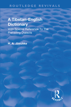 Paperback Revival: A Tibetan-English Dictionary (1934): With special reference to the prevailing dialects. To which is added an English-Tibetan vocabulary. Book