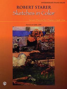 Paperback Sketches in Color -- Seven Pieces for Piano: Set 1 Book