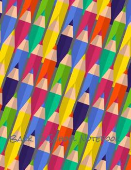 Paperback Back to School Notebook: Pencils Design Notebook Supplies Book