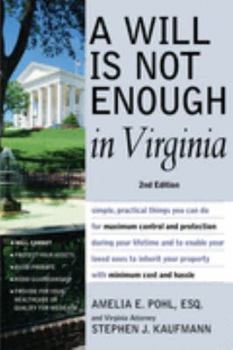 Paperback A Will Is Not Enough in Virginia Book