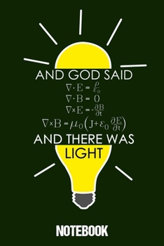 Notebook: Notizbuch Nerd Maxwell Gleichungen Din A5 Lustiges Geschenk Für Physiklehrer / Organizer Mit 120 Seiten Notizen Schreibheft Kariert Planer / Tagebuch Oder Notizheft Für Physik Dozenten