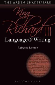 Hardcover King Richard III: Language and Writing Book