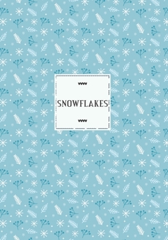 Paperback Snowflakes: A Festive Coloring Book for Adults [Large Print] Book