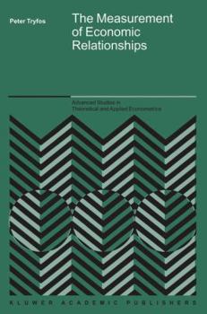 Paperback The Measurement of Economic Relationships Book