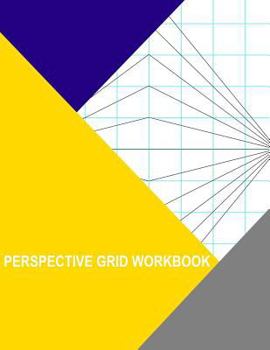 Paperback Perspective Grid Workbook: 2 Point Centered Book