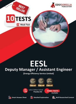 Paperback EESL Deputy Manager/Assistant Manager Recruitment Exam 2023 - 10 Full Length Mock Tests (1200 Solved Objective Questions) with Free Access to Online T Book