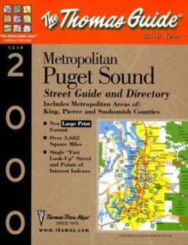Spiral-bound Metropolitan Puget Sound Street Guide and Directory: 2000 Book