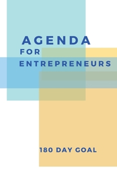 Paperback Agenda for entrepreneurs: 180 days goal Book