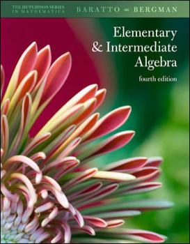 Paperback Hutchison's Elementary and Intermediate Algebra Book