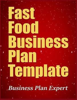Paperback Fast Food Business Plan Template Book