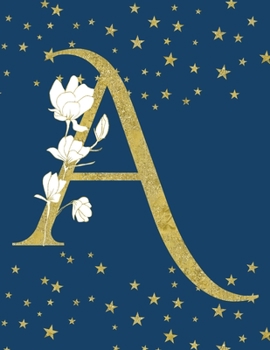 A: Dot Grid Notebook. Beautiful Monogrammed Dotted Journal