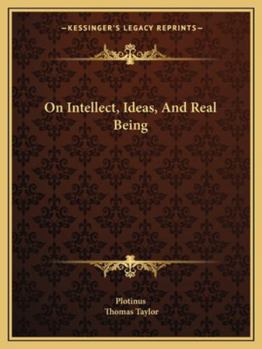 Paperback On Intellect, Ideas, And Real Being Book