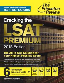 Paperback Cracking the LSAT, Premium Edition Book