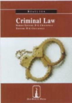 Paperback Criminal Law: Statutes Book