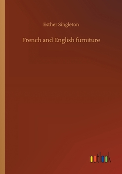 Paperback French and English furniture Book