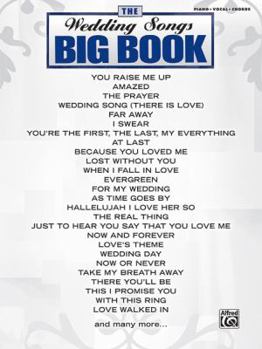 Paperback The Wedding Songs Big Book (The Big Book Series) Book