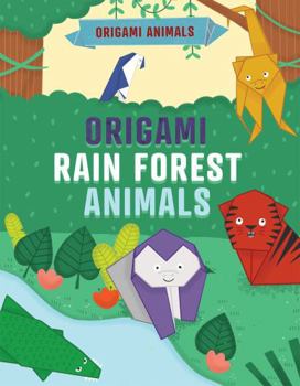 Paperback Origami Rain Forest Animals Book