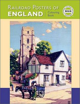 Paperback Railroad Posters of England Colouring Book