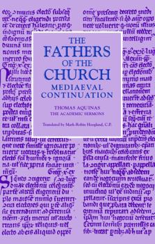 The Academic Sermons - Book  of the Fathers of the Church Medieval Continuations